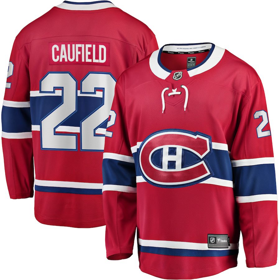 Hockey Cole Caufield Montreal Canadians 22 Jersey