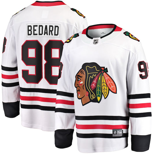 Hockey Connor Bedard Chicago Blackhawks 98 Jersey