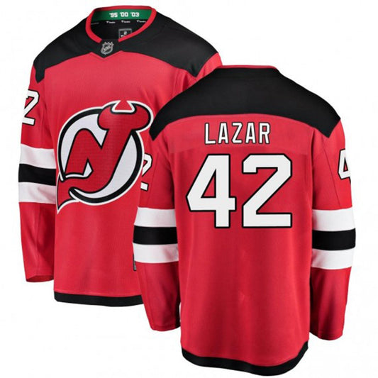 Hockey Curtis Lazar New Jersey Devils 42 Jersey