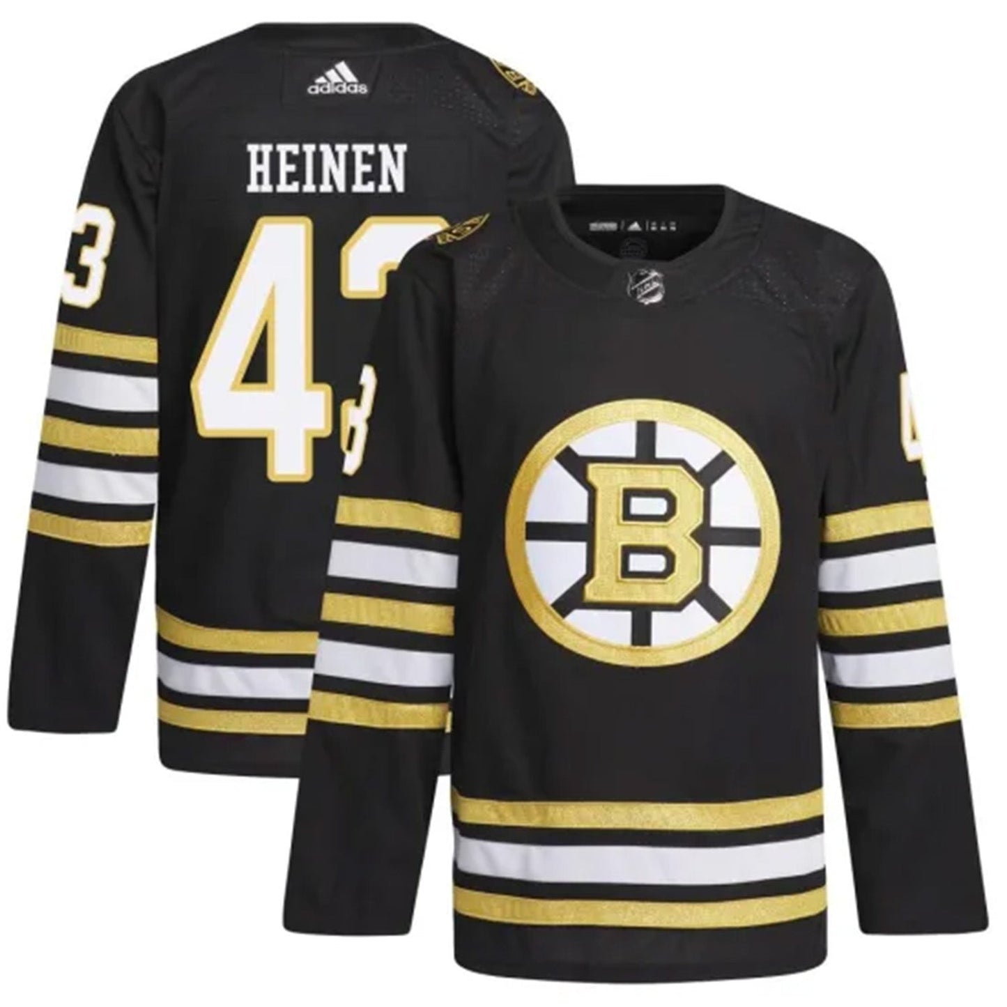 Hockey Danton Heinen Boston Bruins 43 Jersey