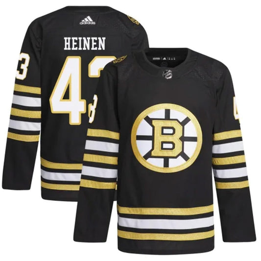 Hockey Danton Heinen Boston Bruins 43 Jersey