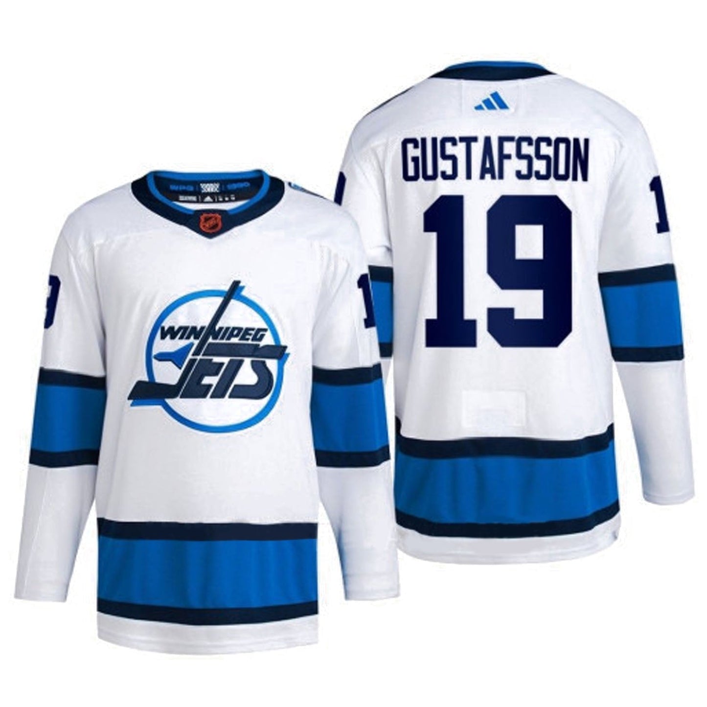Hockey David Gustafsson Winnipeg Jets 19 Jersey