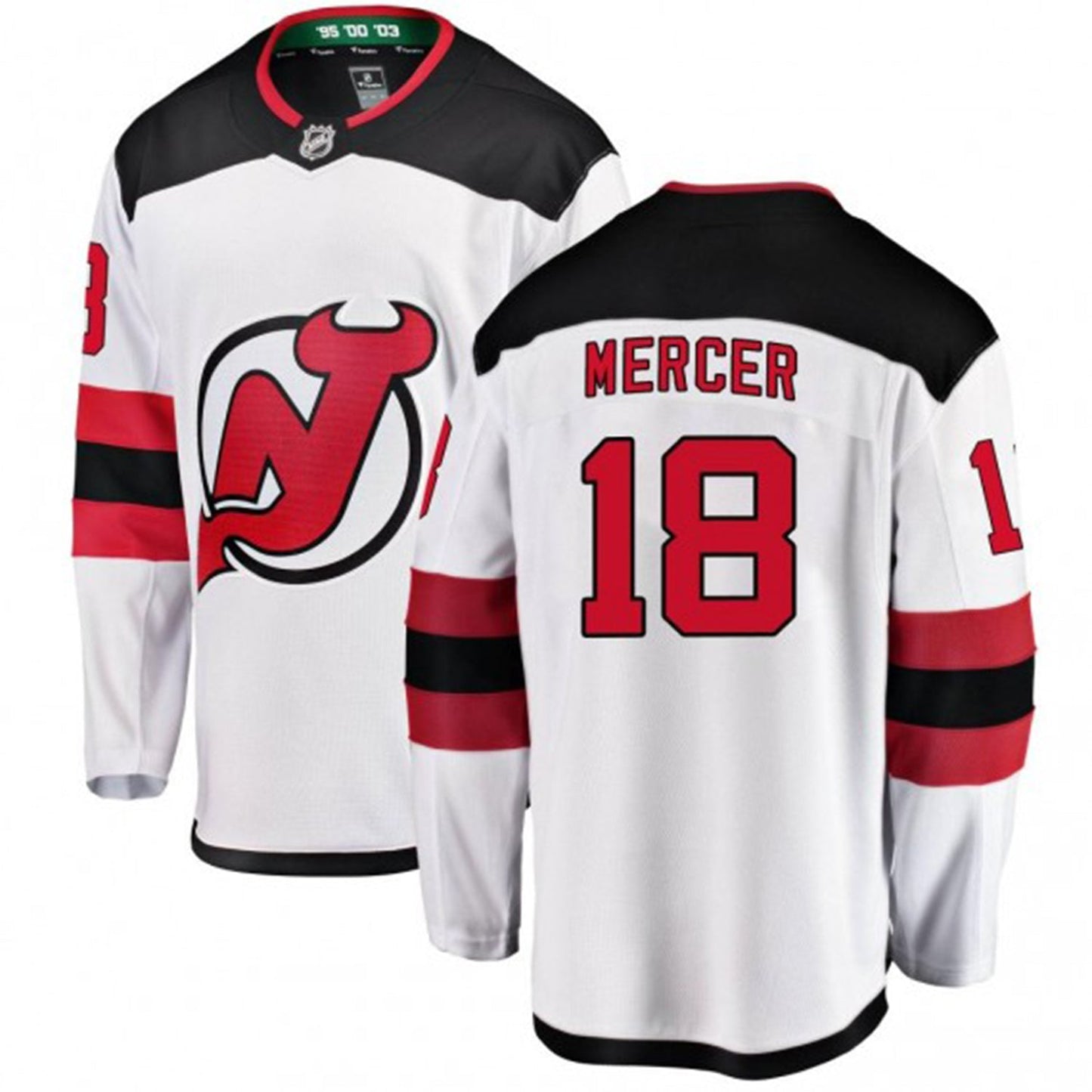 Hockey Dawson Mercer New Jersey Devils 91 Jersey