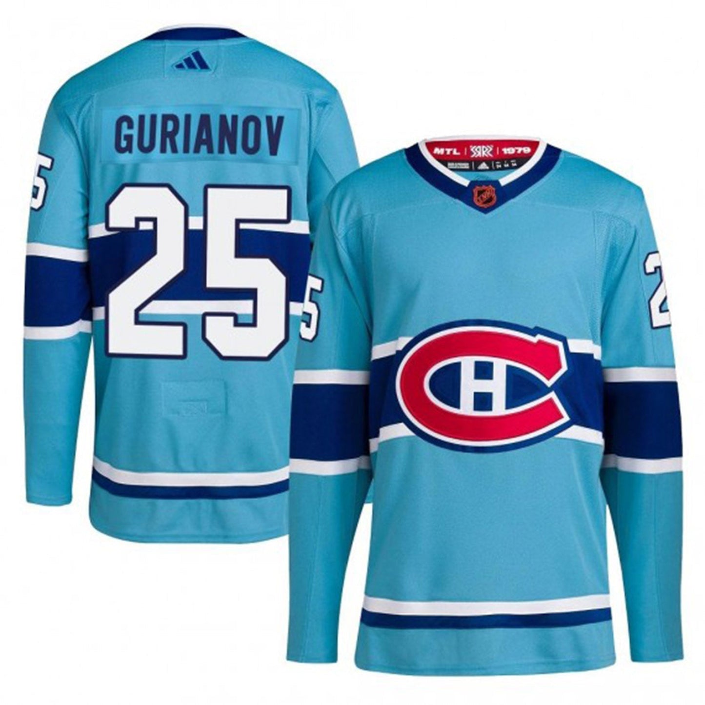 Hockey Denis Gurianov Montreal Canadiens 25 Jersey