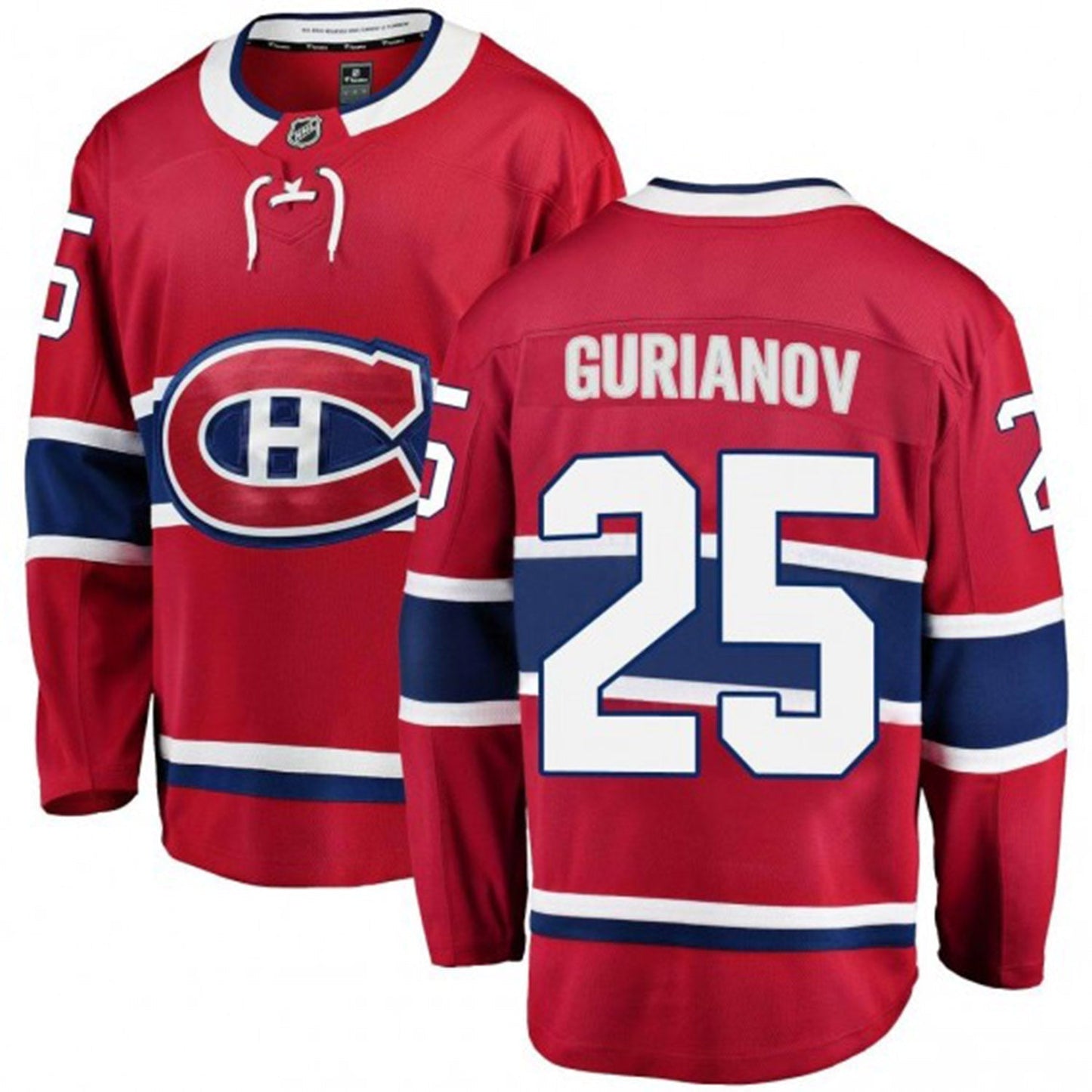 Hockey Denis Gurianov Montreal Canadiens 25 Jersey