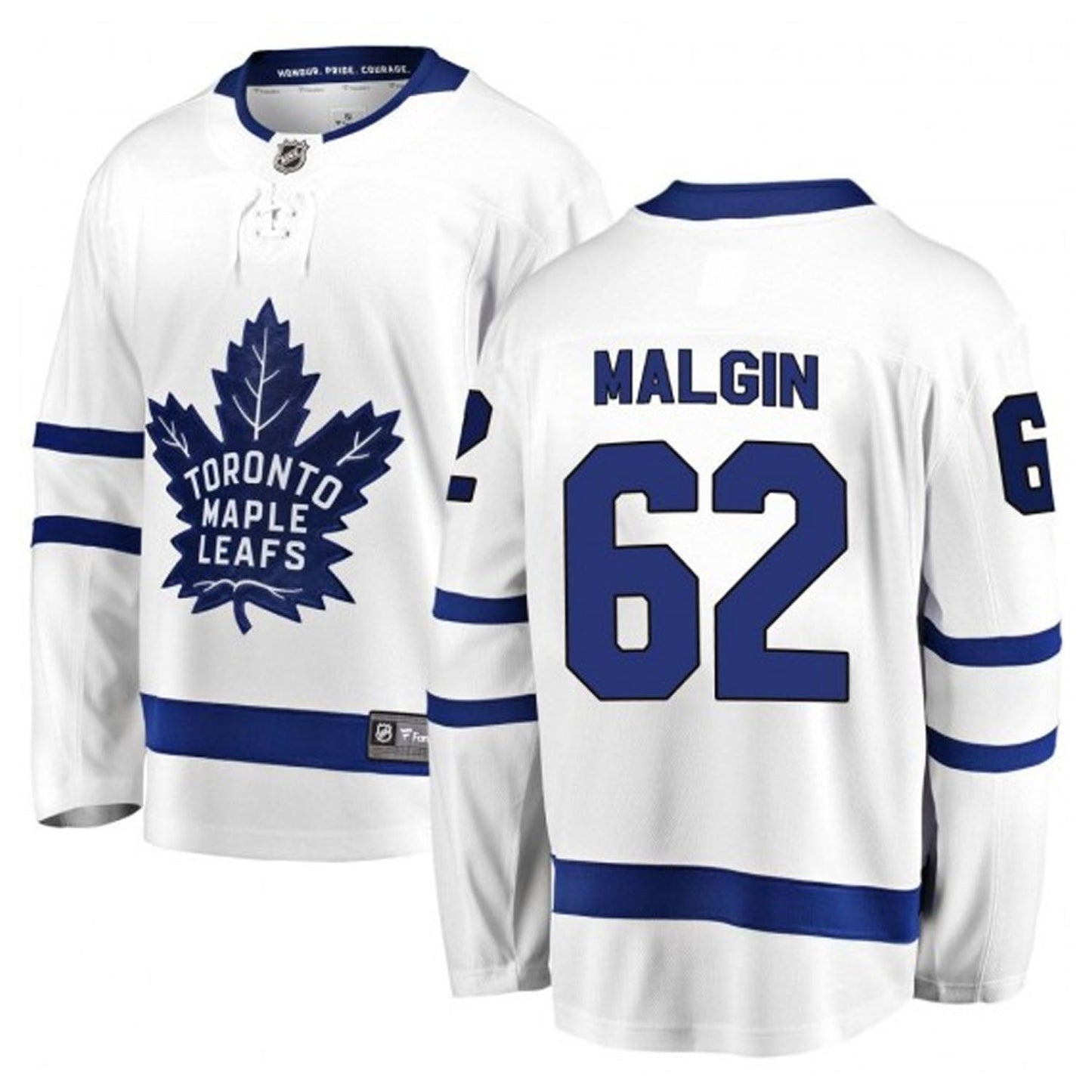 Hockey Denis Malgin Toronto Maple Leafs 62 Jersey