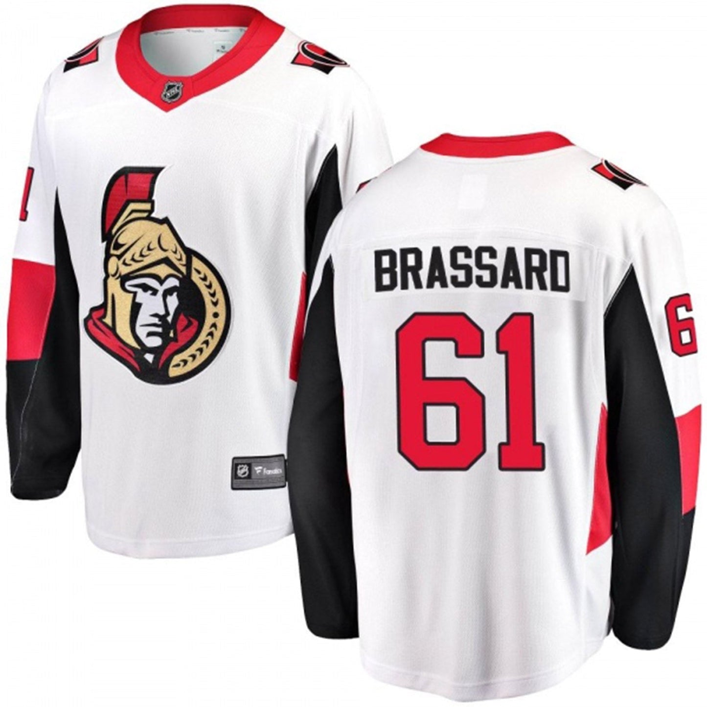 Hockey Derick Brassard Ottawa Senators 61 Jersey