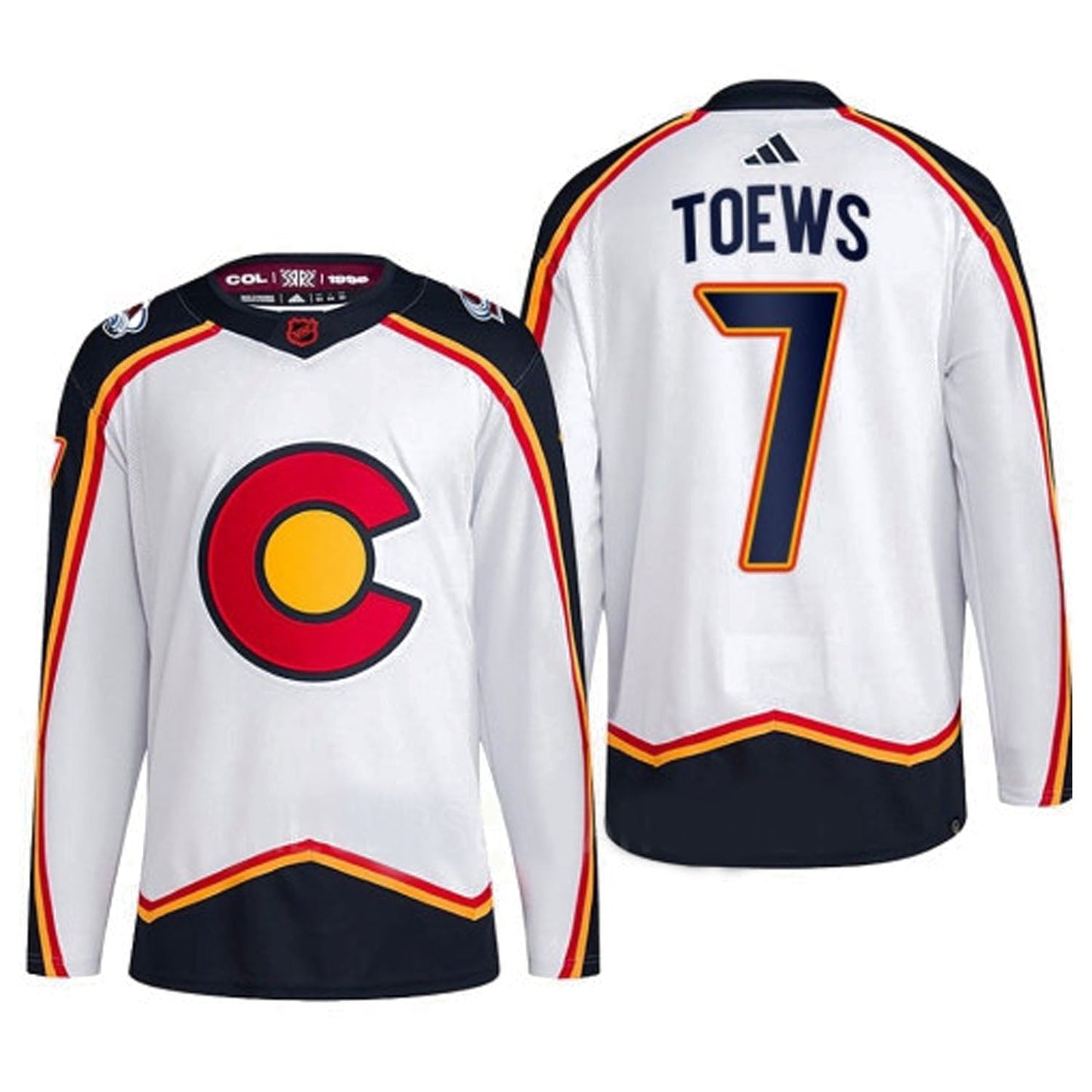 Hockey Devon Toews Colorado Avalanche 7 Jersey