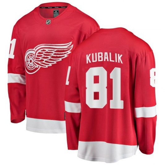 Hockey Dominik Kubalik Detroit Red Wings 8 Jersey