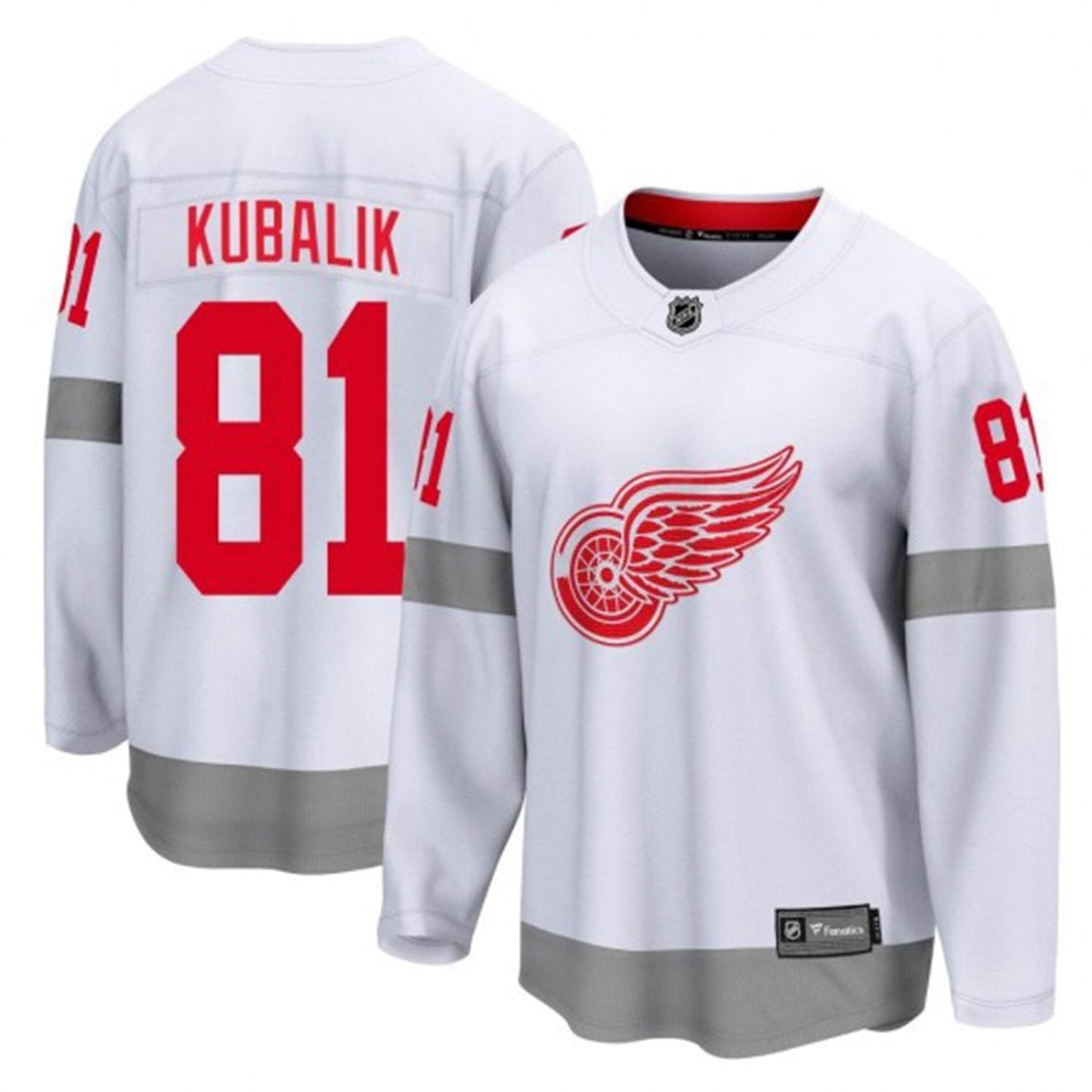 Hockey Dominik Kubalik Detroit Red Wings 8 Jersey