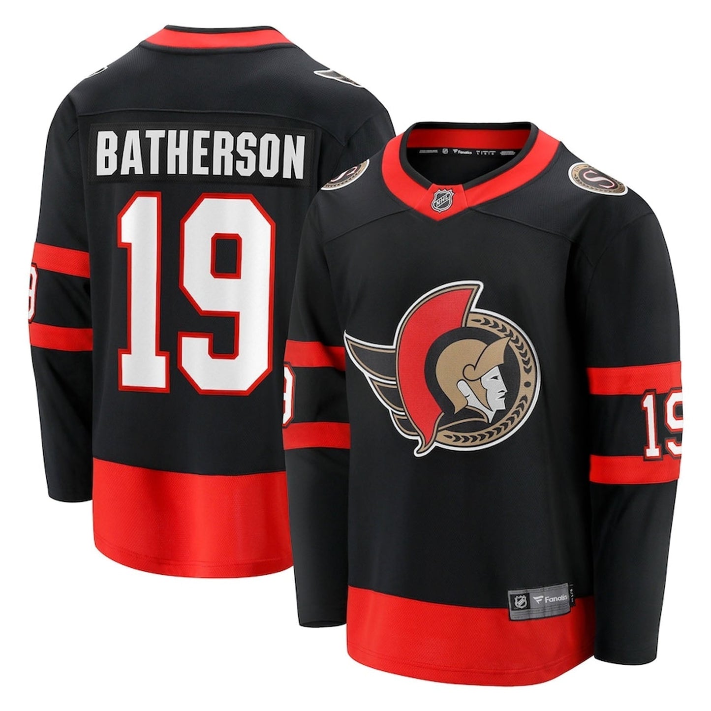 Hockey Drake Batherson Ottawa Senators 19 Jersey