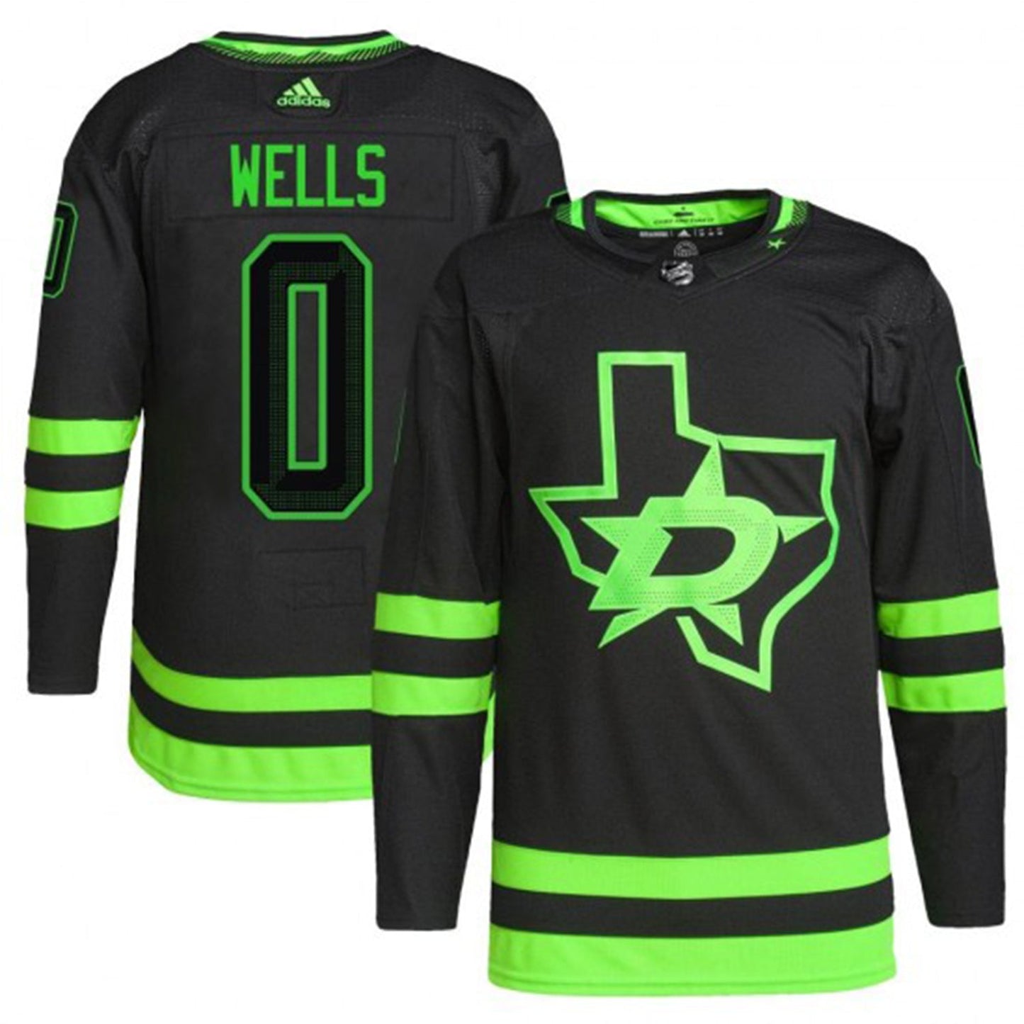 Hockey Dylan Wells Dallas Stars 0 Jersey