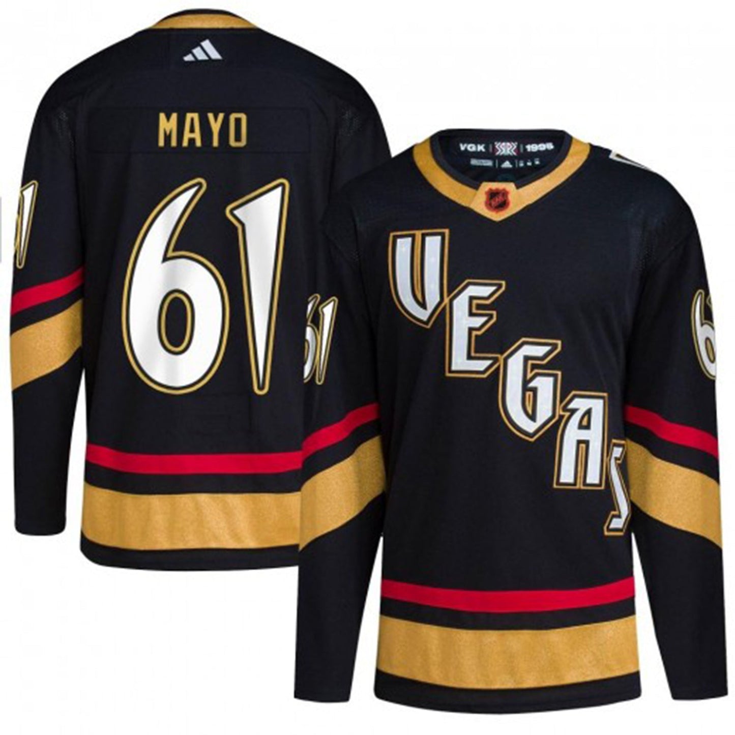 Hockey Dysin Mayo Vegas Golden Knights 61 Jersey