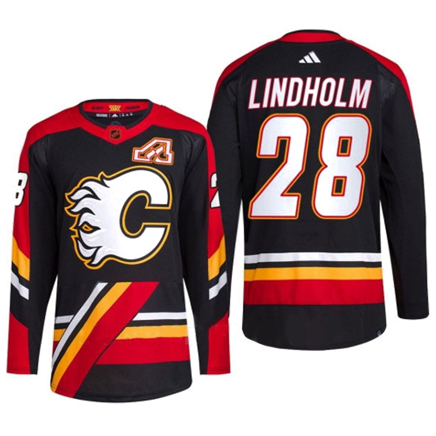 Hockey Elias Lindholm Calgary Flames 28 Jersey