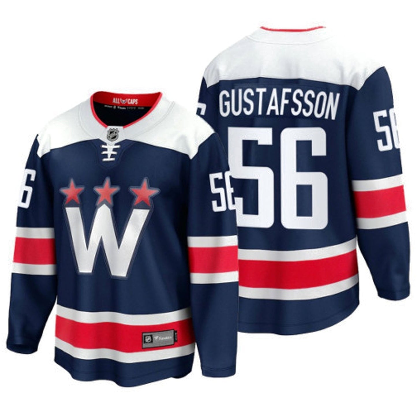 Hockey Erik Gustafsson Washington Capitals 56 Jersey