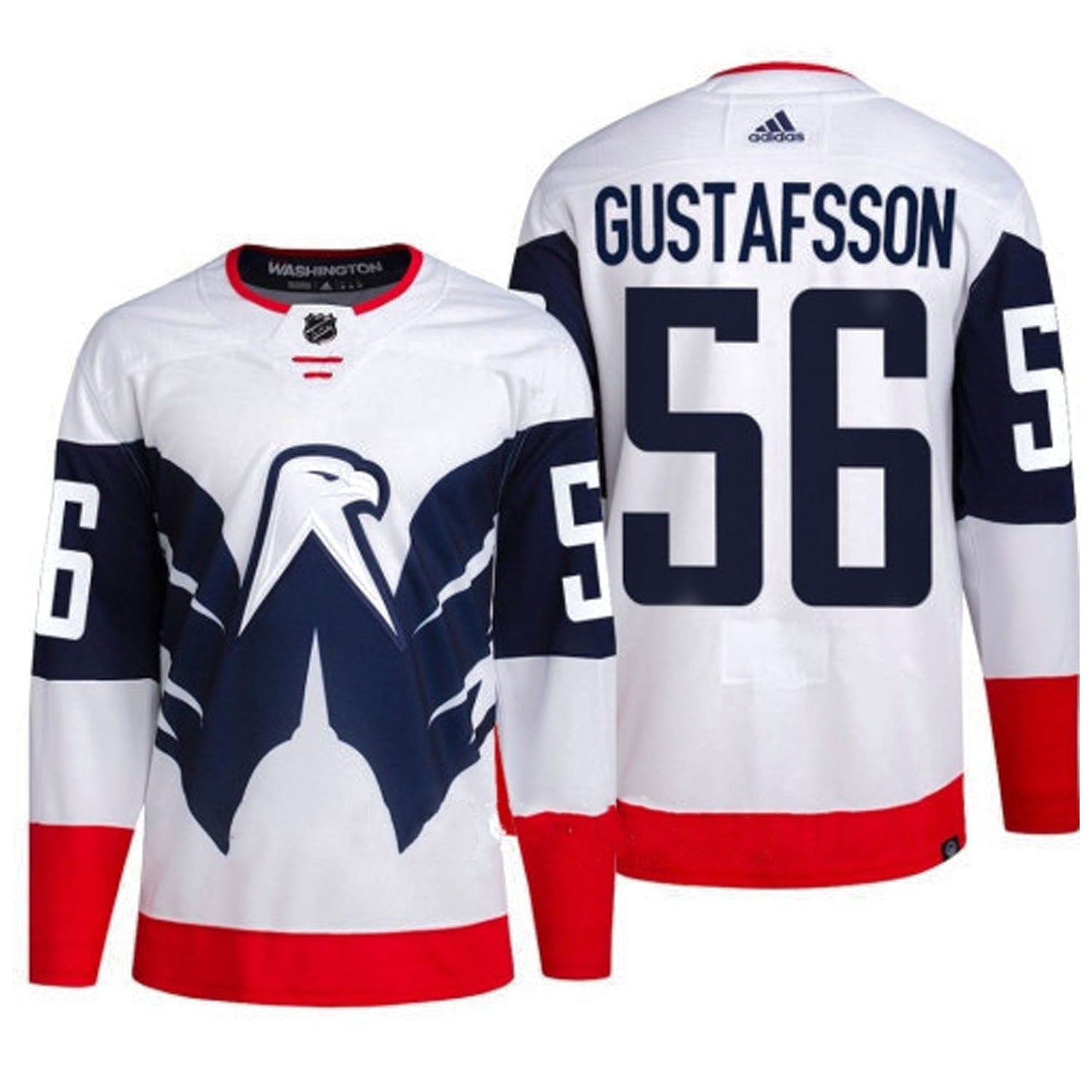 Hockey Erik Gustafsson Washington Capitals 56 Jersey