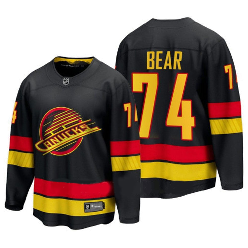 Hockey Ethan Bear Vancouver Canucks 74 Jersey