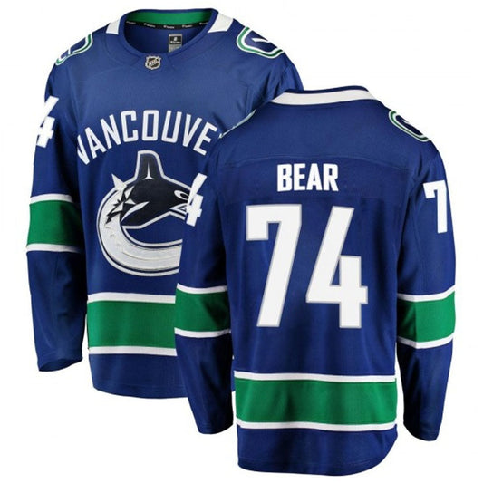 Hockey Ethan Bear Vancouver Canucks 74 Jersey