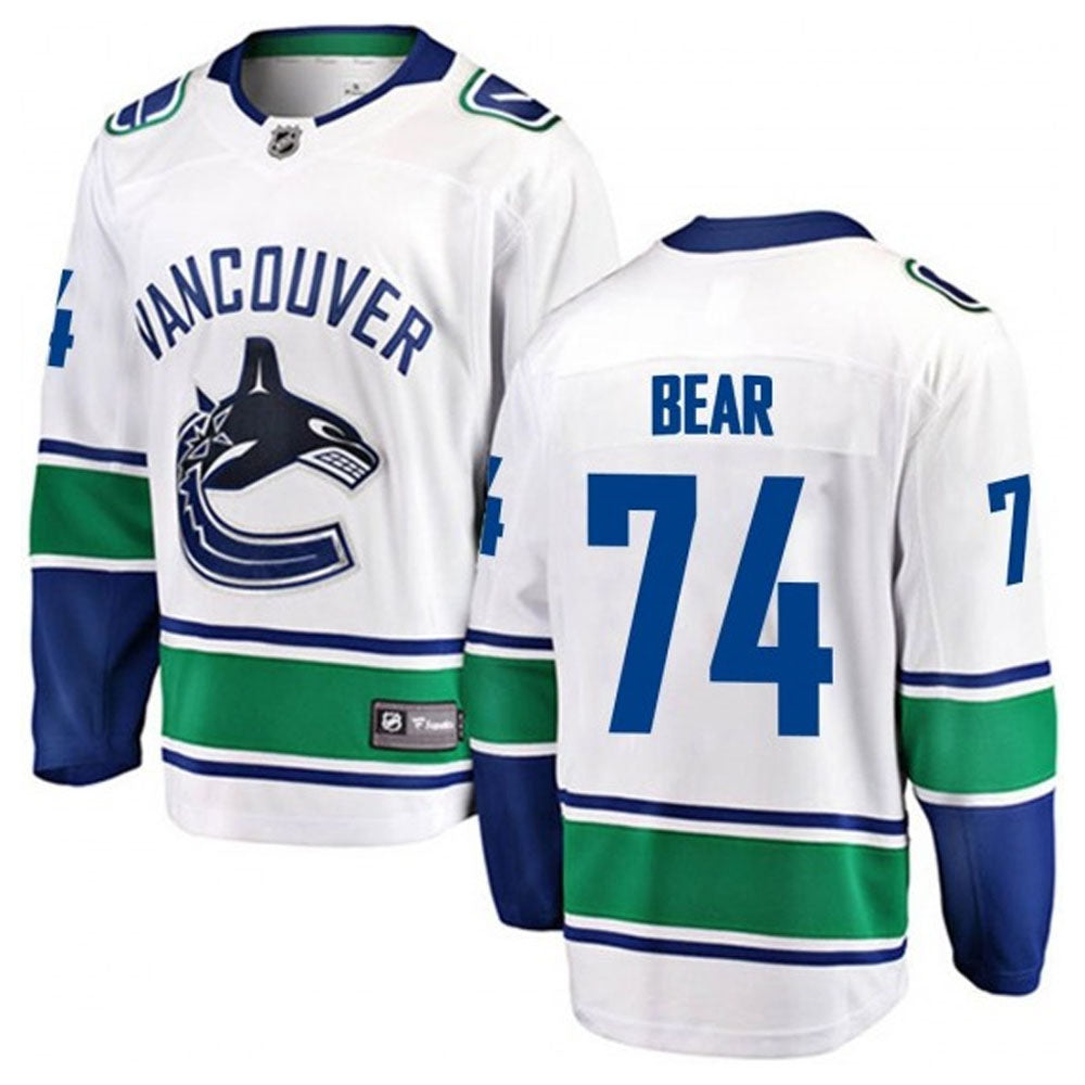 Hockey Ethan Bear Vancouver Canucks 74 Jersey