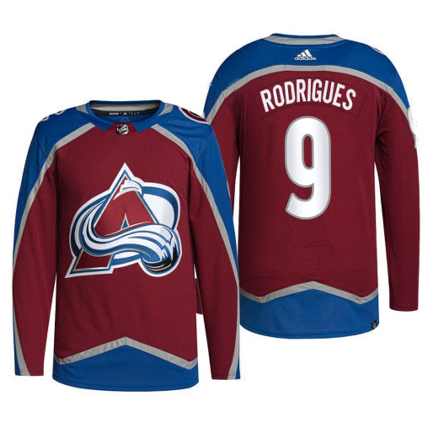 Hockey Evan Rodrigues Colorado Avalanche 9 Jersey