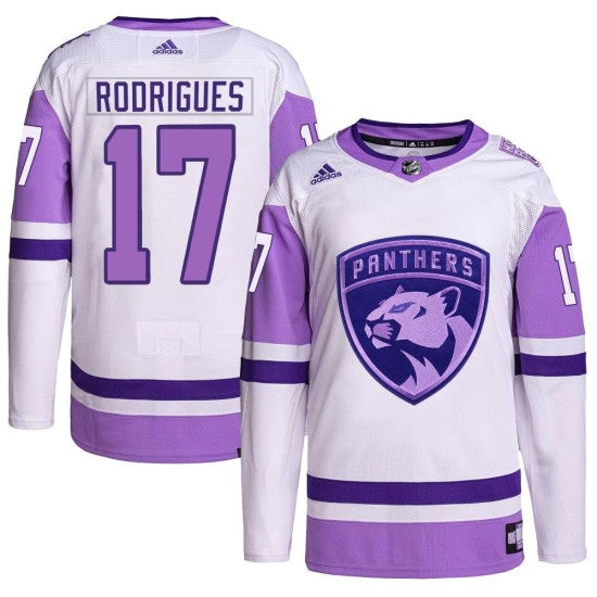Hockey Evan Rodrigues Florida Panthers 17 Jersey