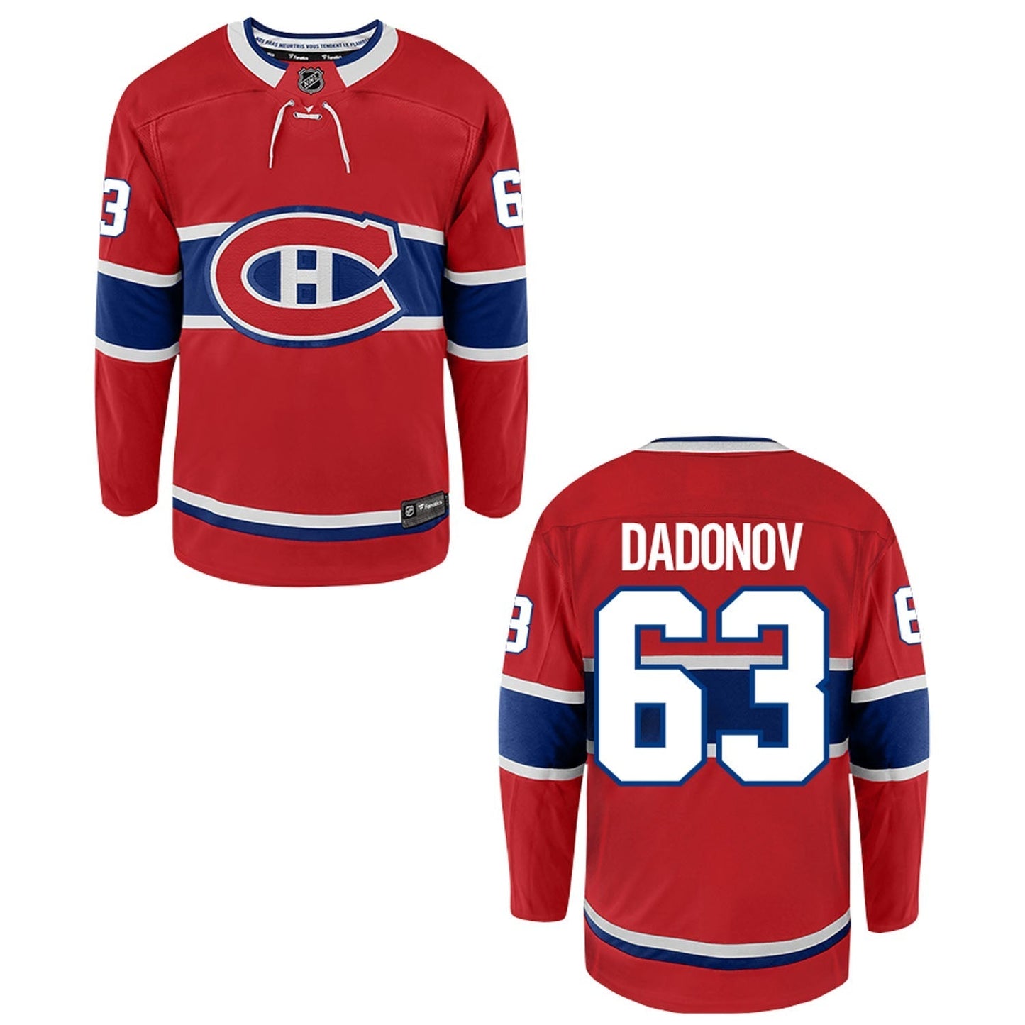 Hockey Evgenii Dadonov Montreal Canadiens 63 Jersey