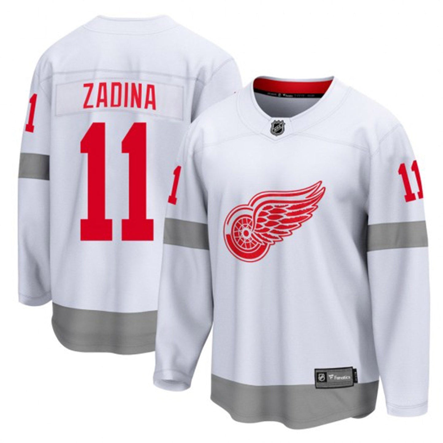 Hockey Filip Zadina Detroit Red Wings 11 Jersey