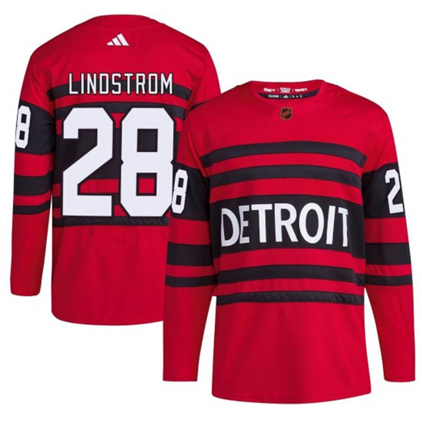 Hockey Gustav Lindstrom Detroit Red Wings 28 Jersey