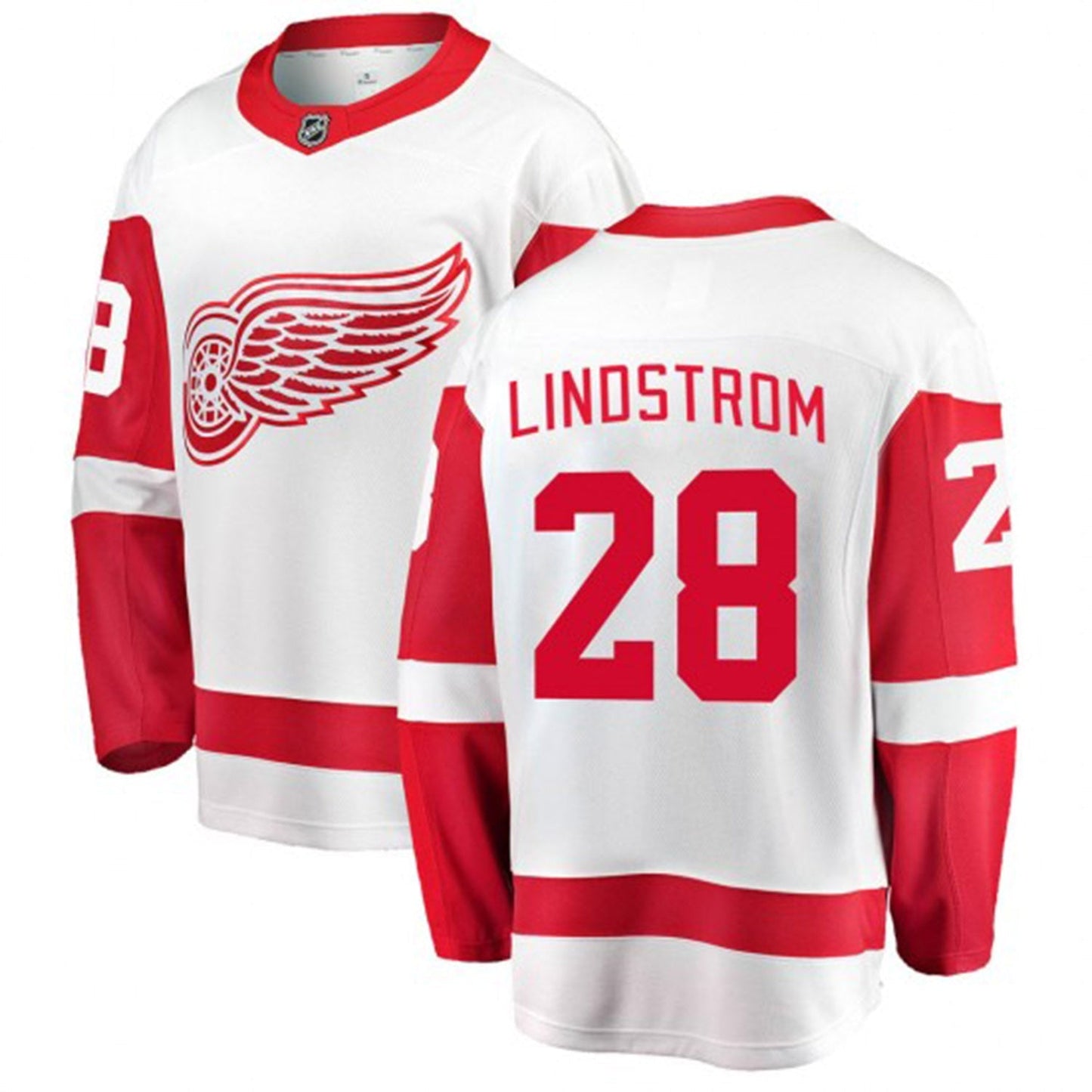 Hockey Gustav Lindstrom Detroit Red Wings 28 Jersey