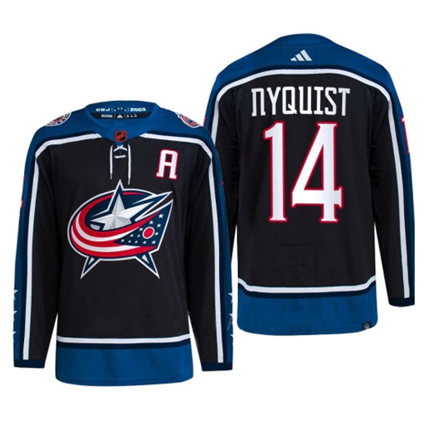 Hockey Gustav Nyquist Columbus Blue Jackets 14 Jersey