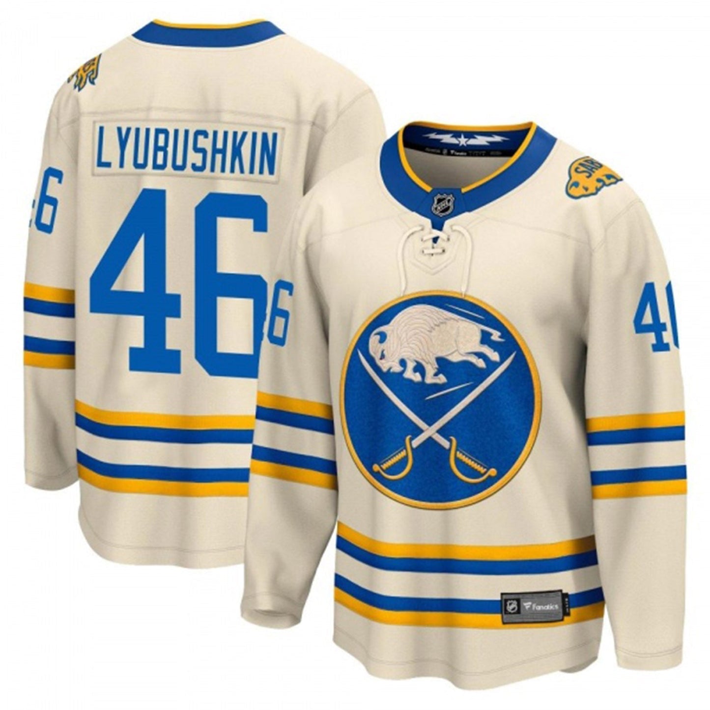 Hockey Ilya Lyubushkin Buffalo Sabres 46 Jersey
