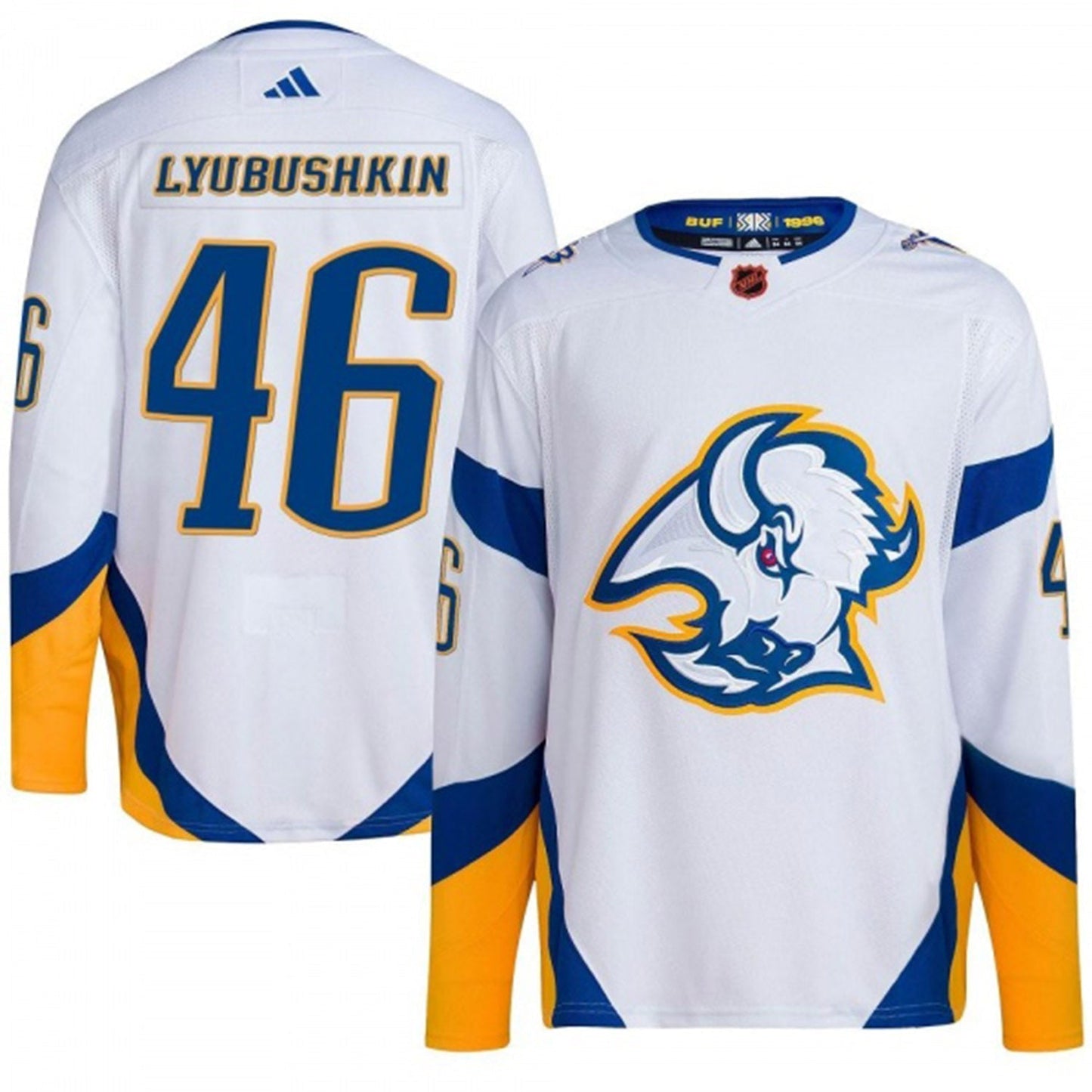 Hockey Ilya Lyubushkin Buffalo Sabres 46 Jersey