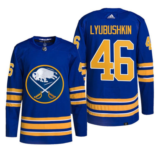 Hockey Ilya Lyubushkin Buffalo Sabres 46 Jersey