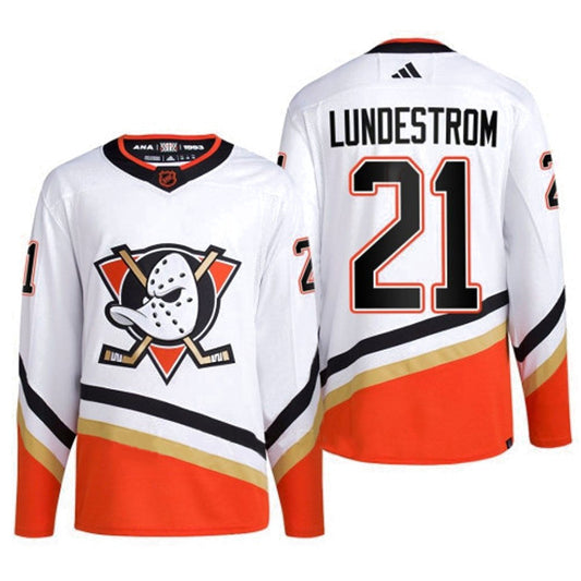 Hockey Isac Lundestrom Anaheim Ducks 21 Jersey