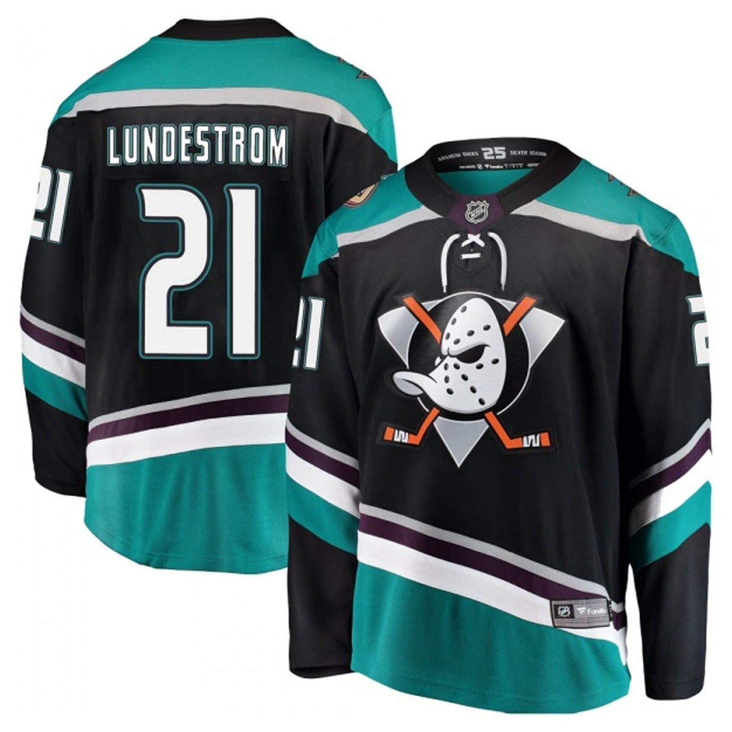 Hockey Isac Lundestrom Anaheim Ducks 21 Jersey