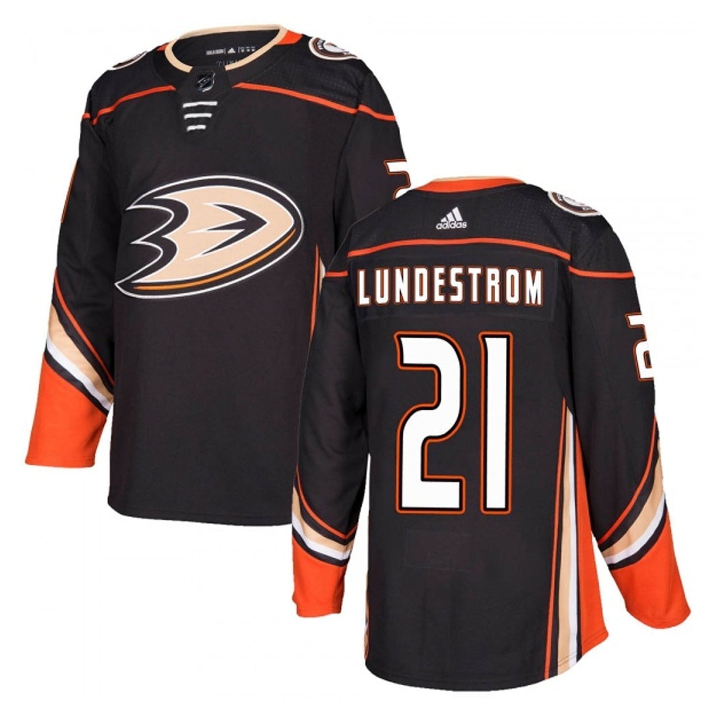 Hockey Isac Lundestrom Anaheim Ducks 21 Jersey