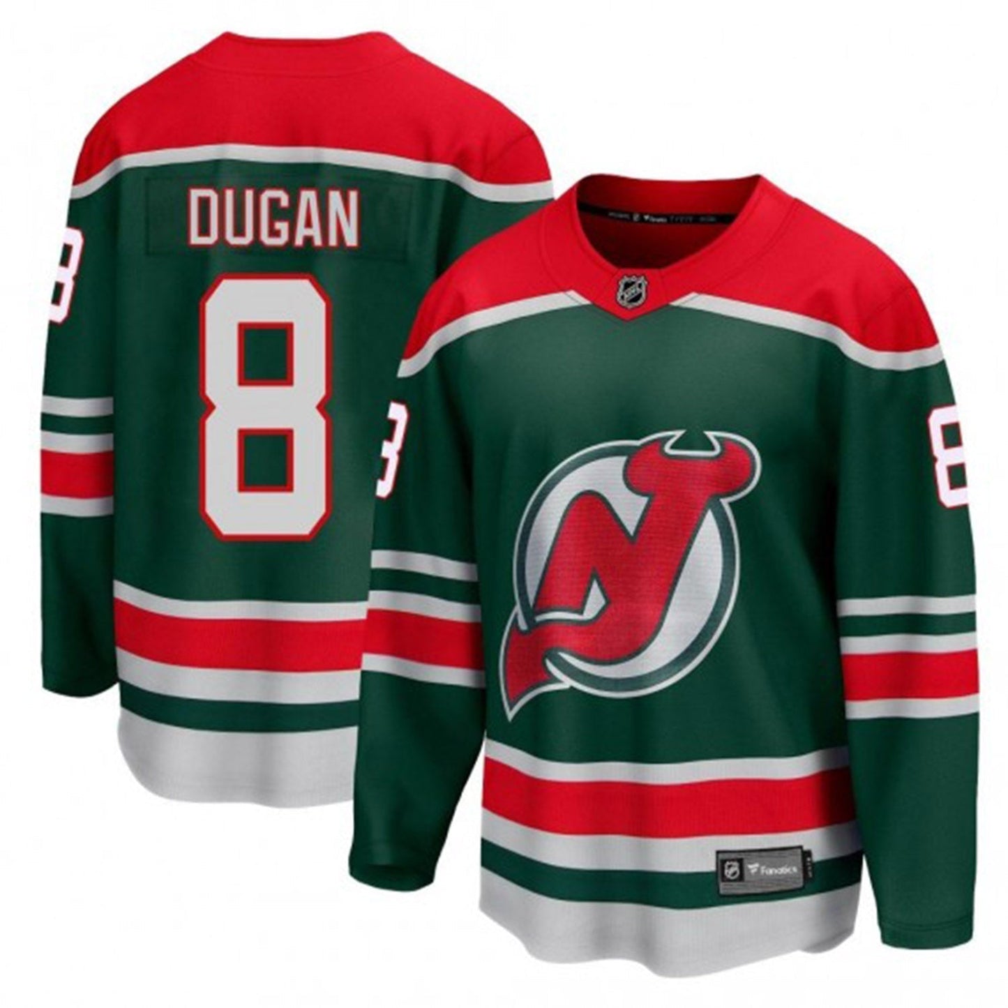 Hockey Jack Dugan New Jersey Devils 8 Jersey
