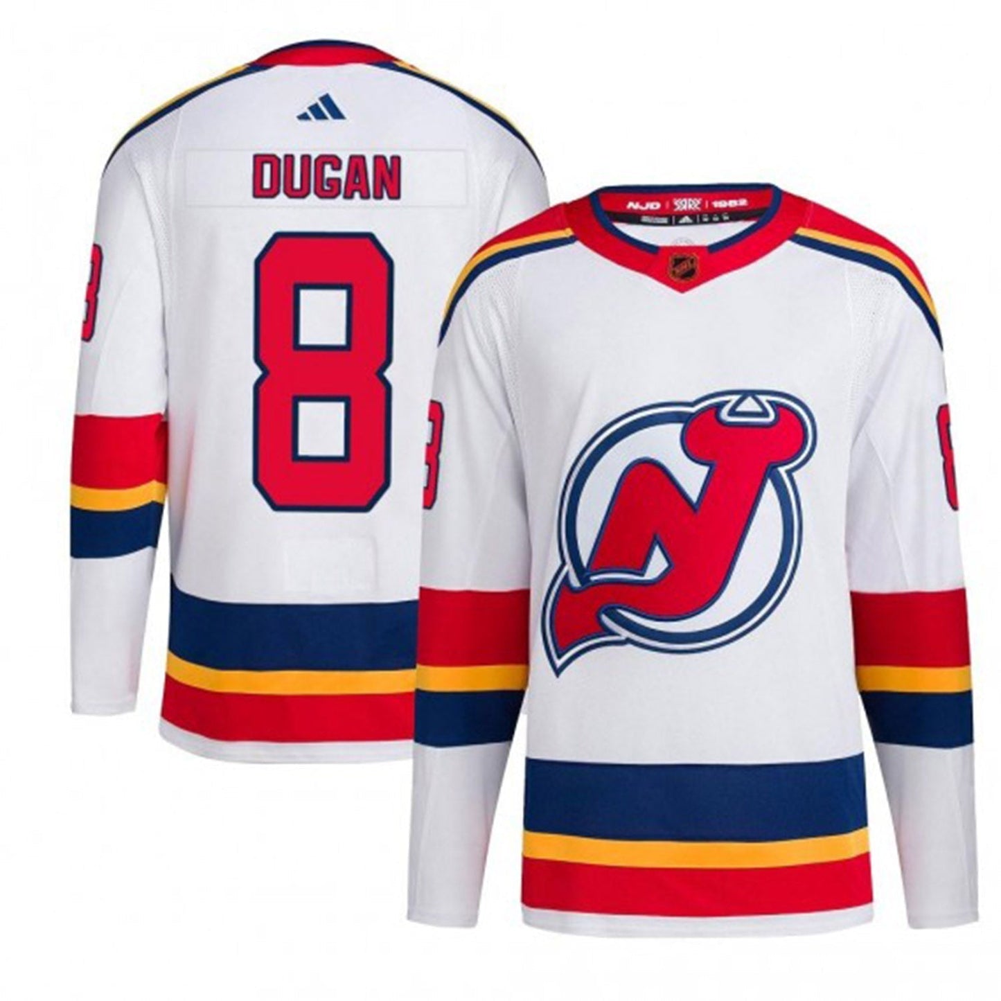 Hockey Jack Dugan New Jersey Devils 8 Jersey