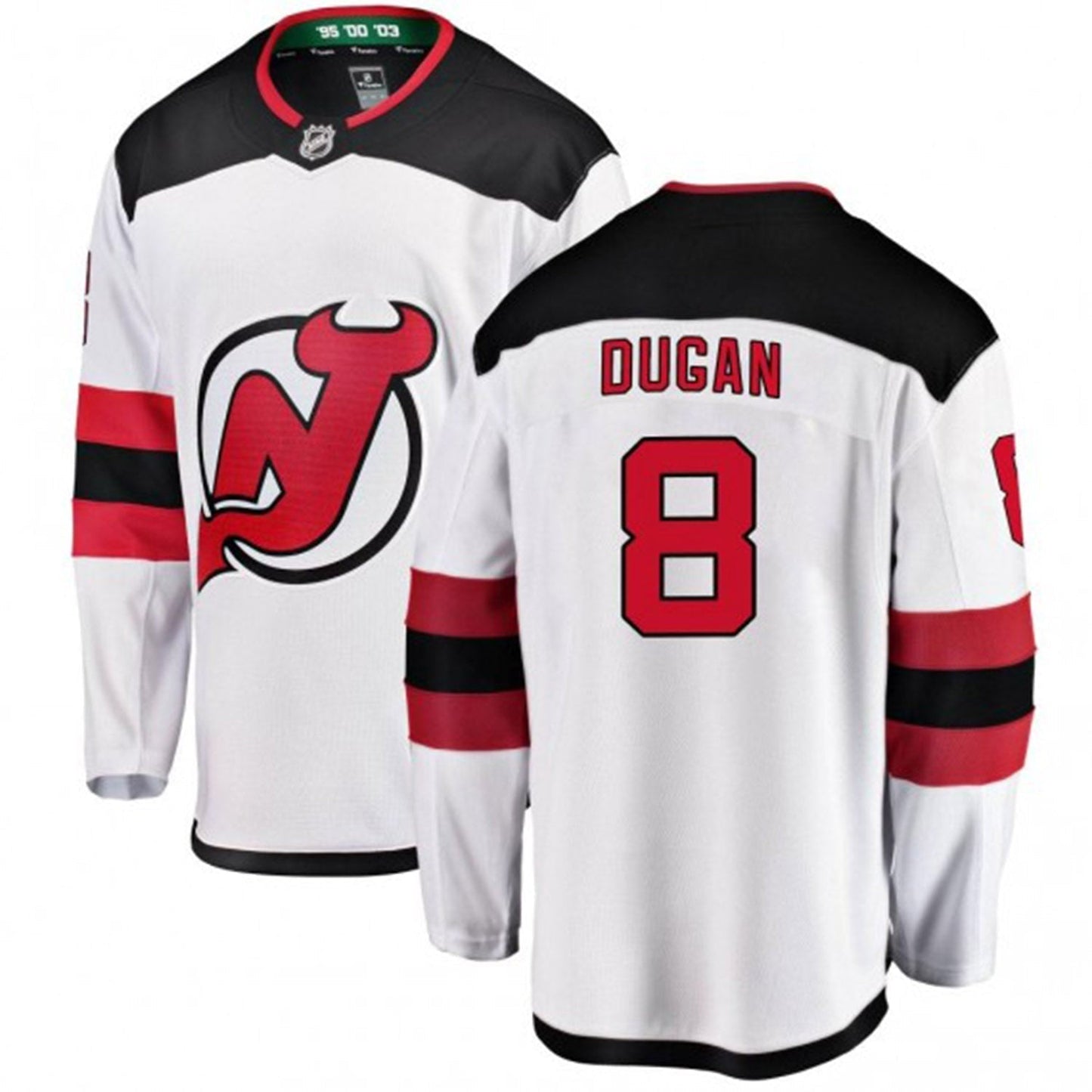 Hockey Jack Dugan New Jersey Devils 8 Jersey