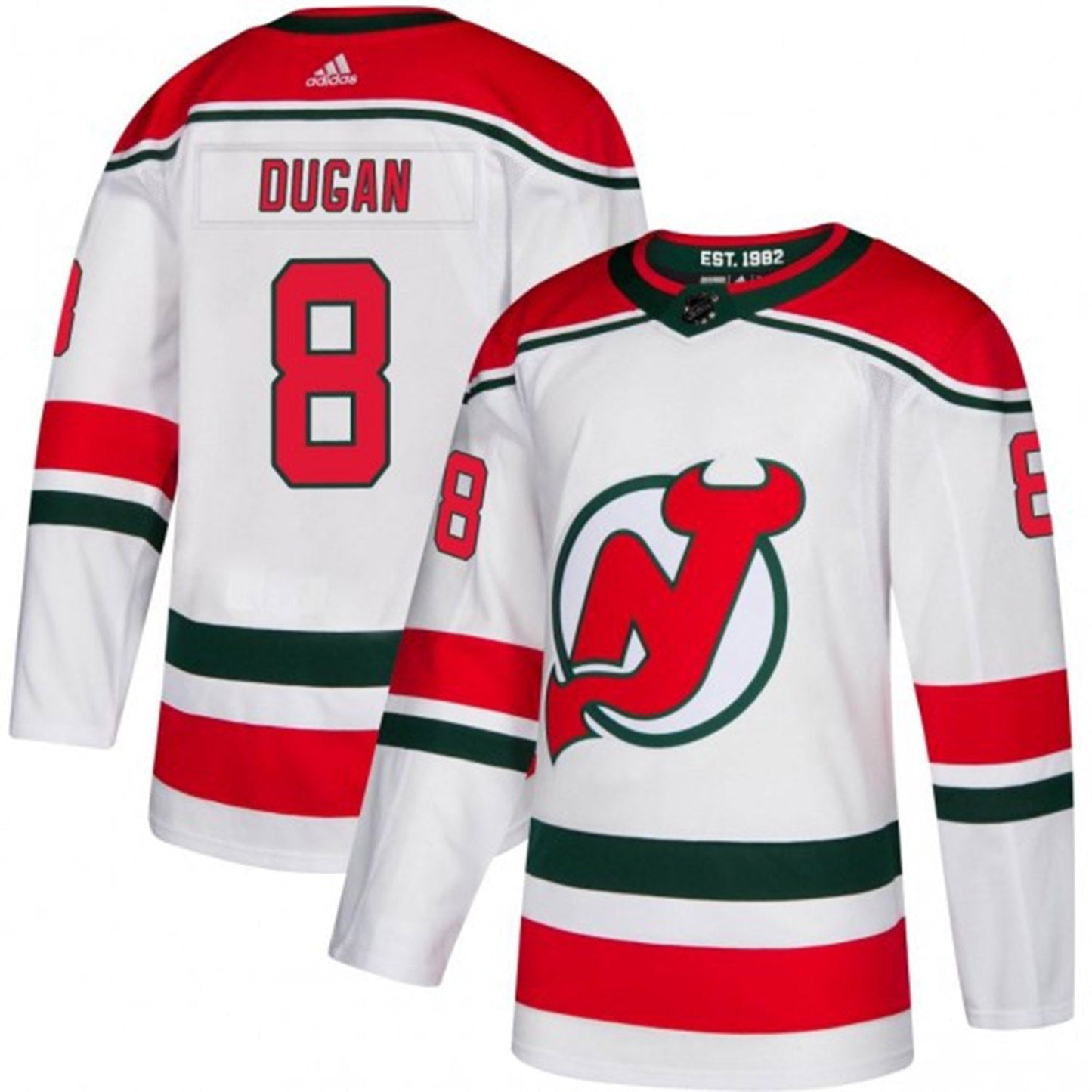 Hockey Jack Dugan New Jersey Devils 8 Jersey