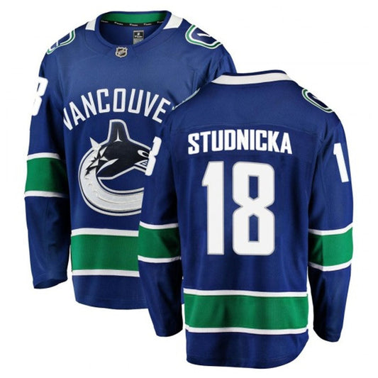 Hockey Jack Studnicka Vancouver Canucks 18 Jersey