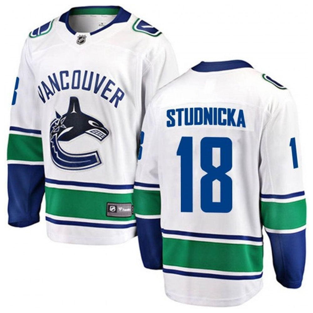Hockey Jack Studnicka Vancouver Canucks 18 Jersey