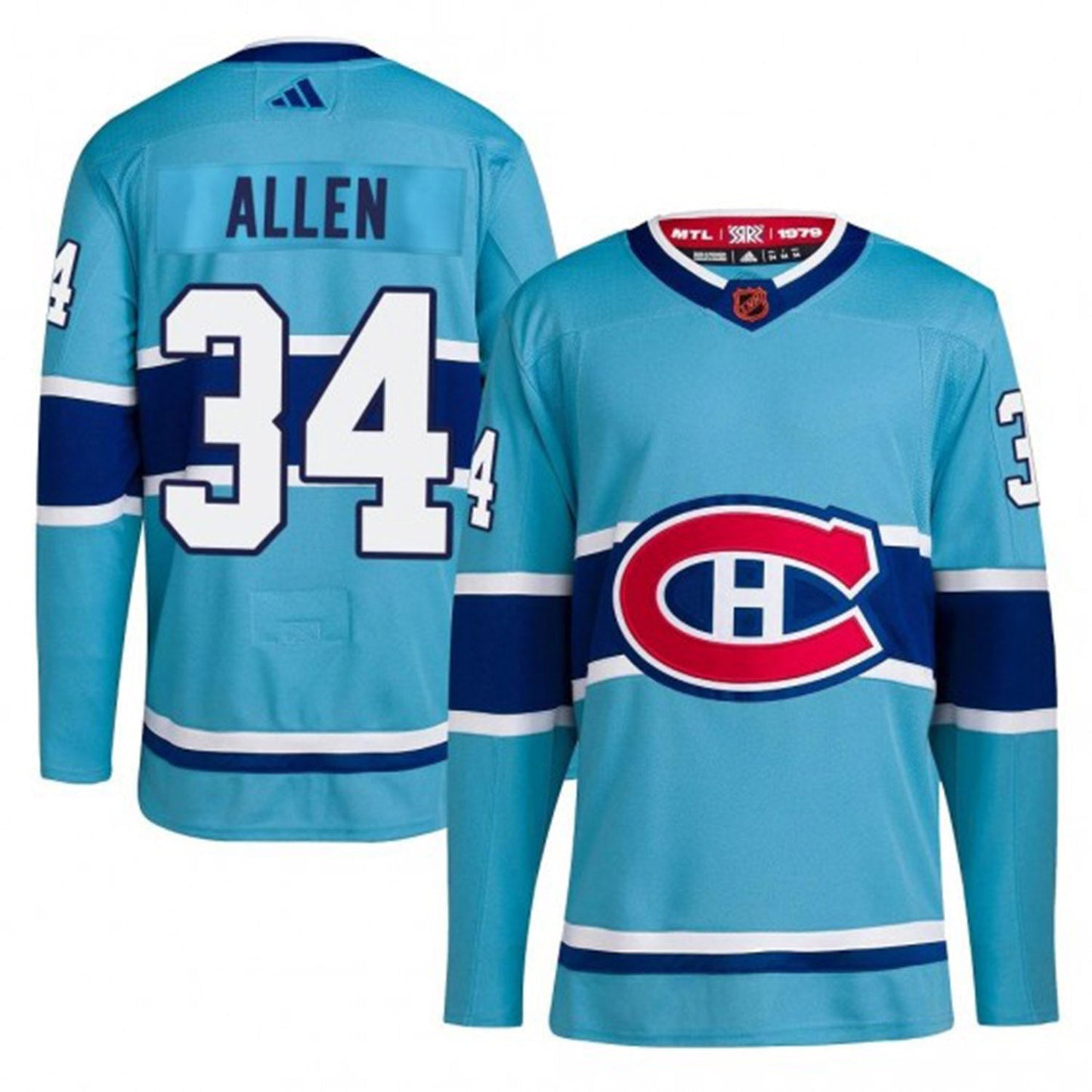 Hockey Jake Allen Montreal Canadiens 34 Jersey
