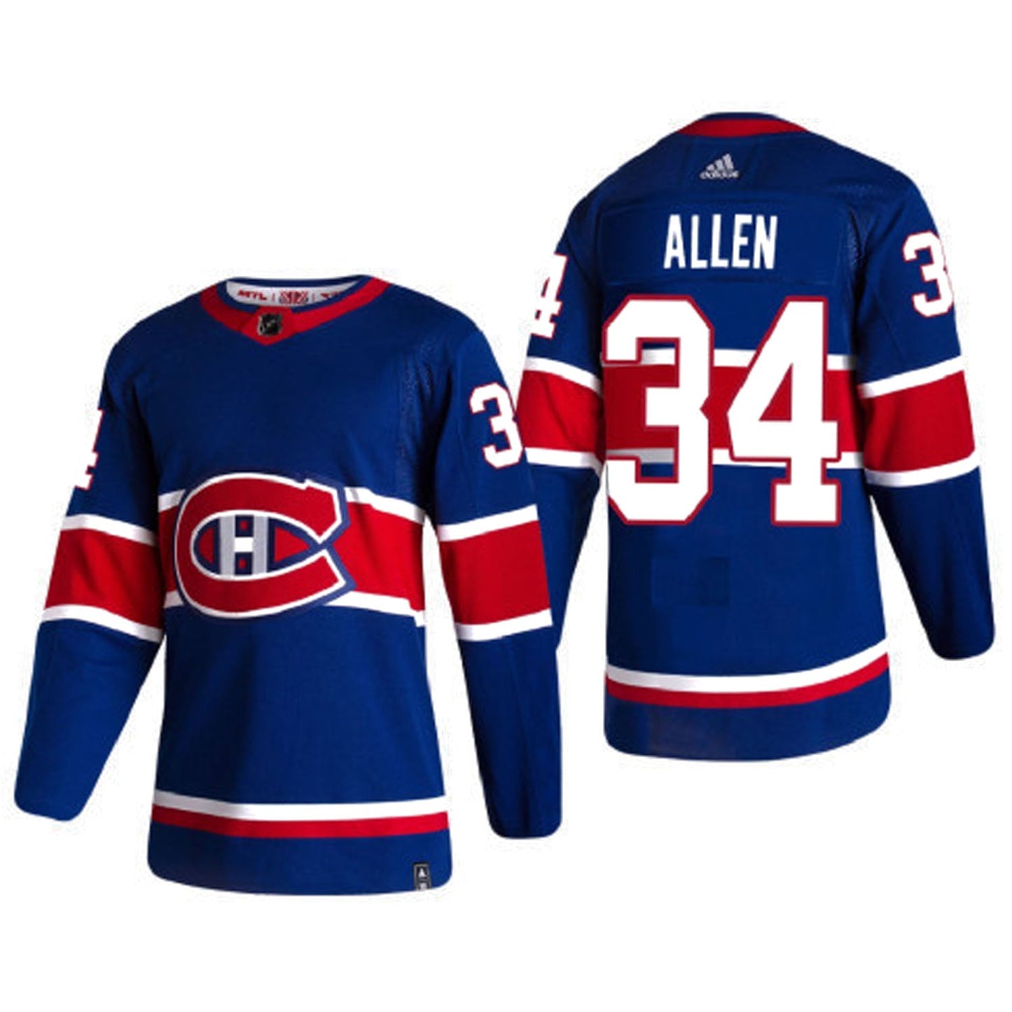 Hockey Jake Allen Montreal Canadiens 34 Jersey