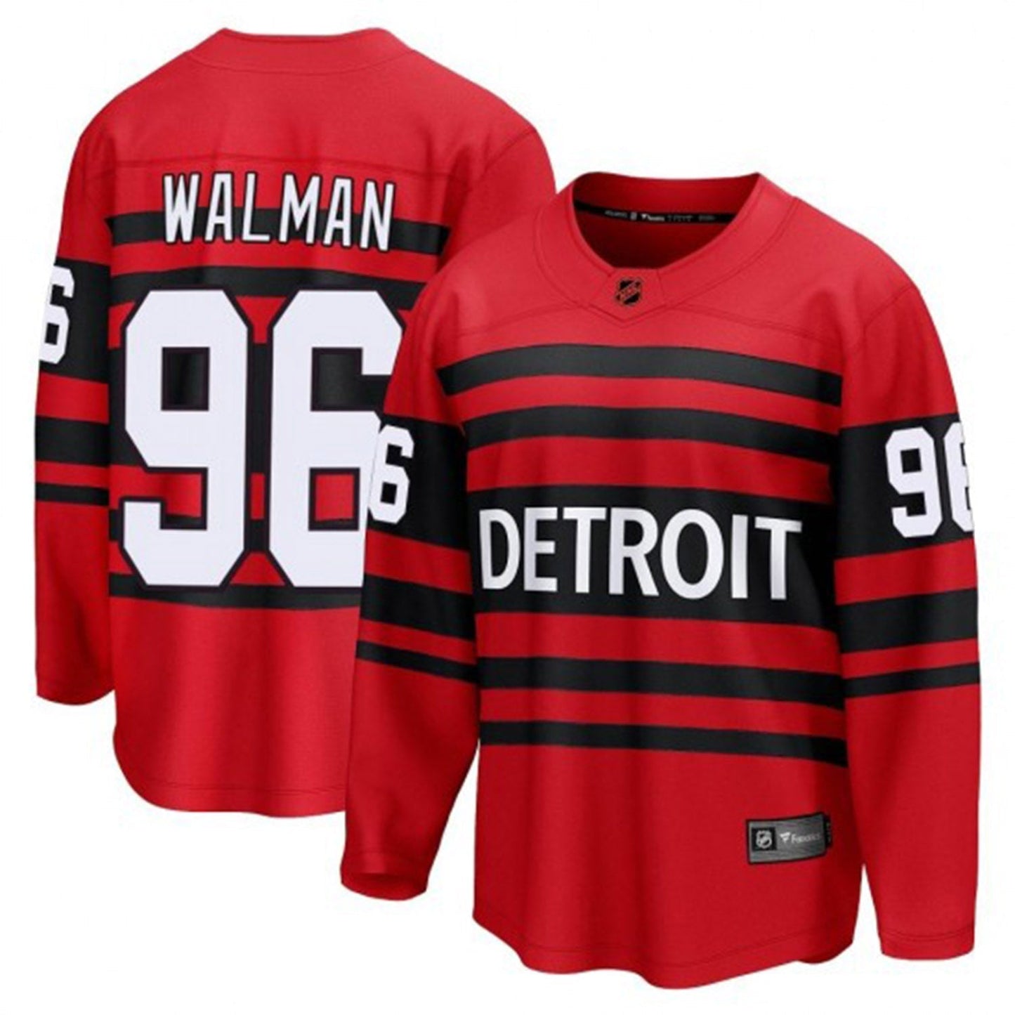 Hockey Jake Walman Detroit Red Wings 96 Jersey