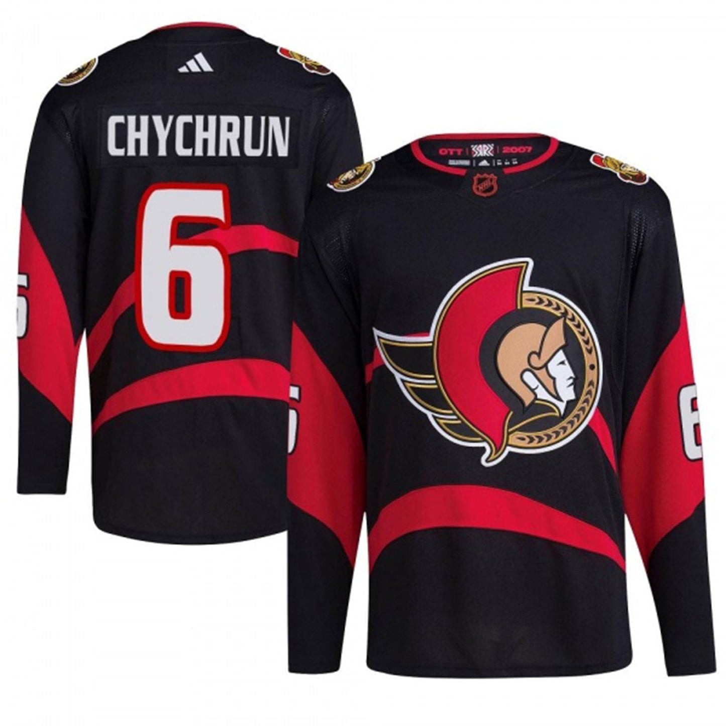 Hockey Jakob Chychrun Chicago Blackhawks 6 Jersey