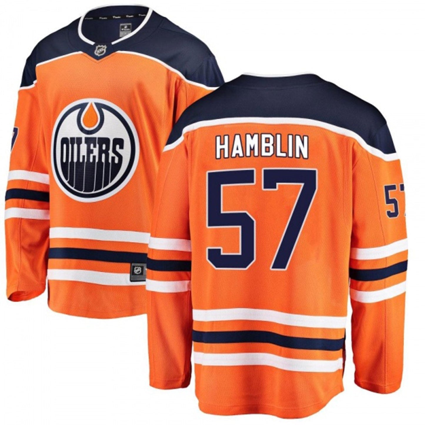 Hockey James Hamblin Edmonton Oilers 57 Jersey