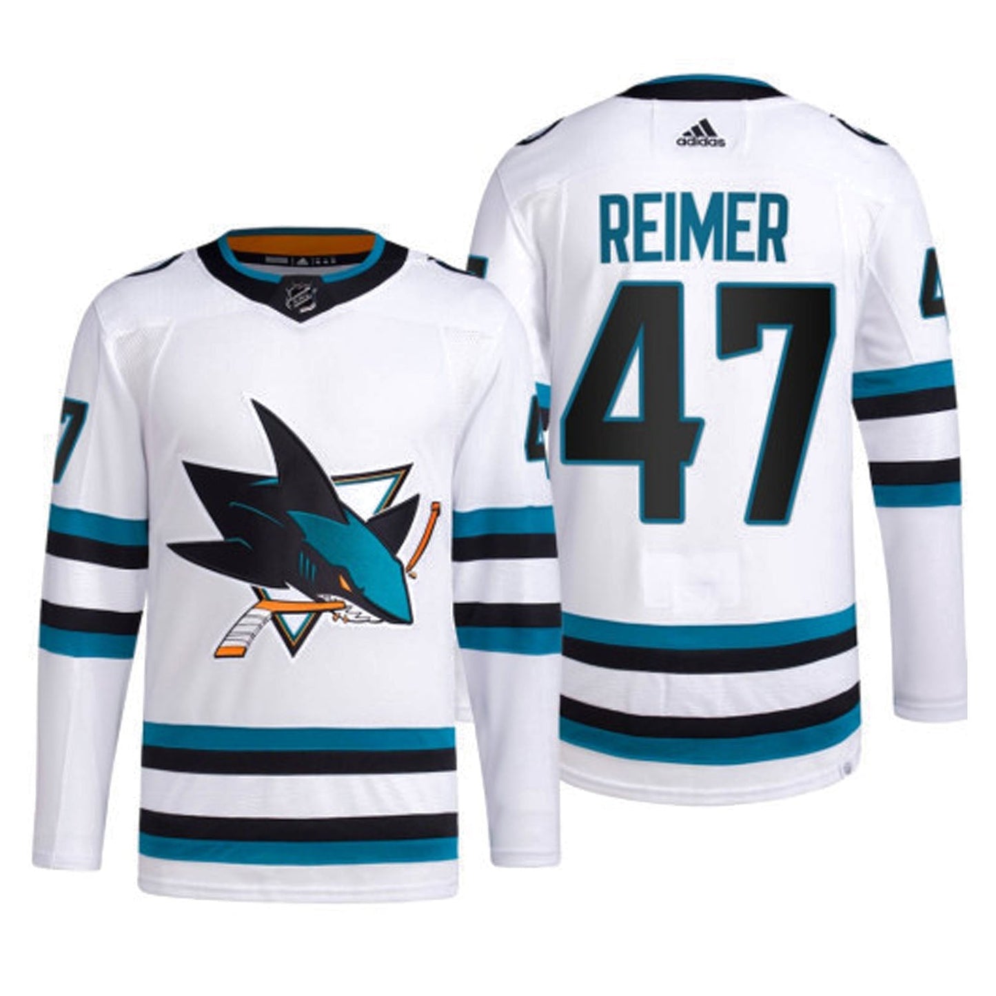 Hockey James Reimer San Jose Sharks 47 Jersey