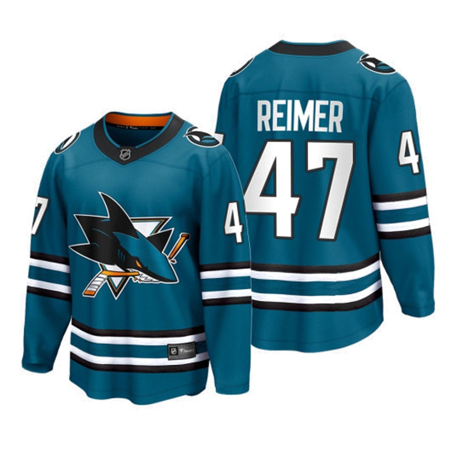 Hockey James Reimer San Jose Sharks 47 Jersey