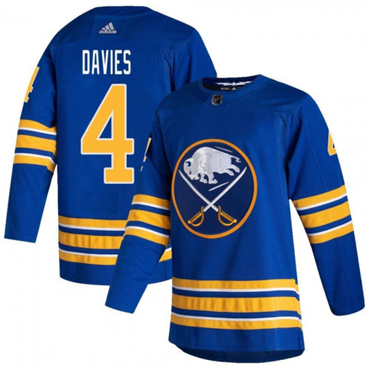 Hockey Jeremy Davies Buffalo Sabres 4 Jersey